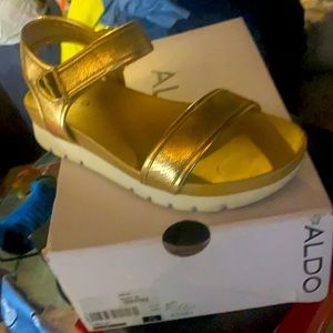 Gold sandal